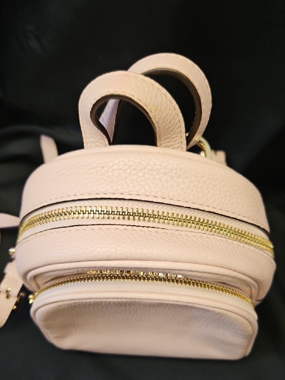 Michael Kors Blush Pink Pebbled Leather Mini Backpack EUC - Picture 7 of 16